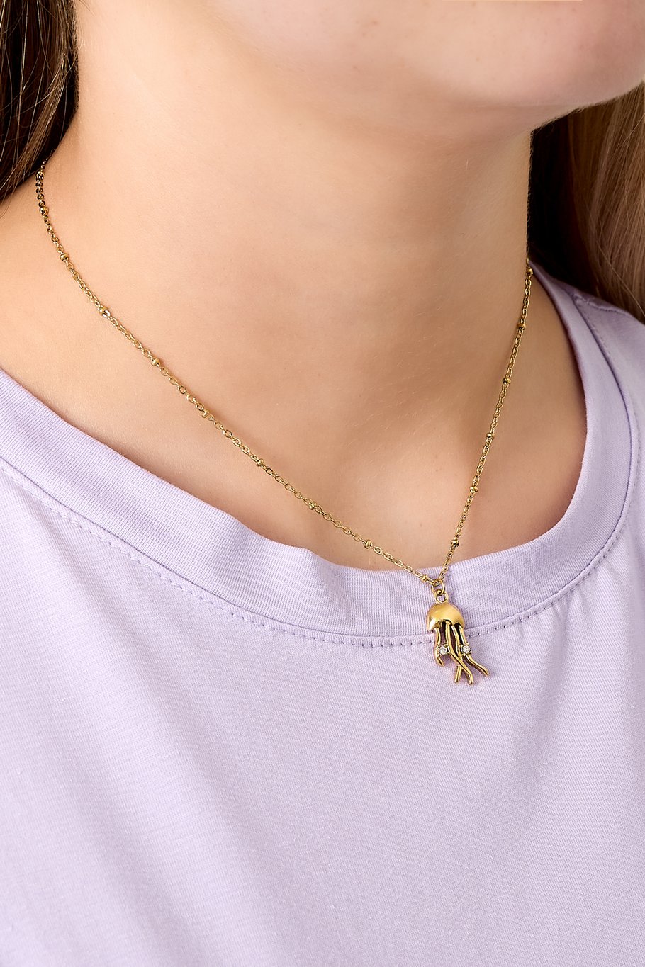 304S.steel Pendant necklaces Turtle Casual Daily Picture2